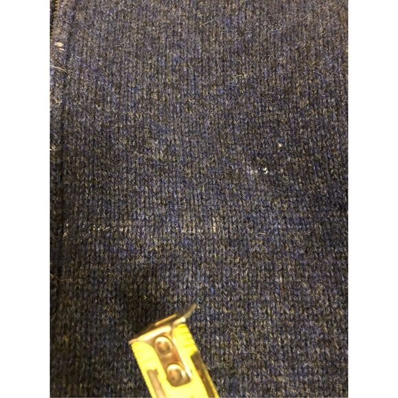 Irelandseye 100% Wool Full-Zip Blue Cardigan Sweater Jacket SZ M - Picture 12 of 13
